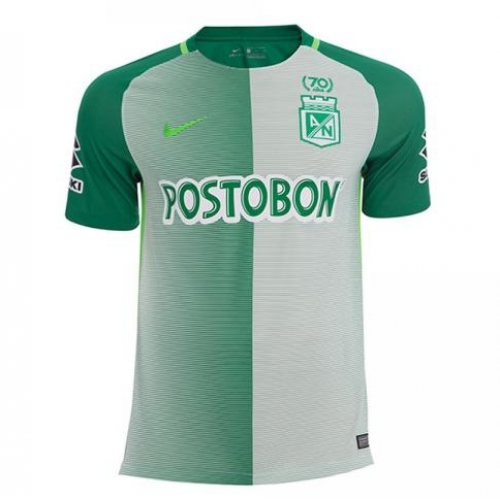 2017-18 Atlético Nacional 70th Anniversary Home Soccer Jersey